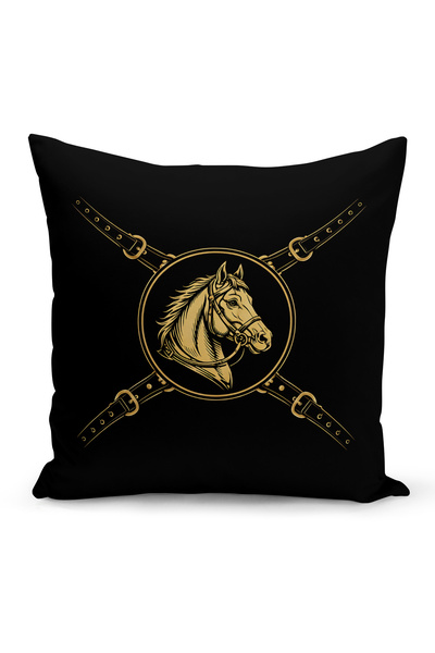 Bertille Home Husă de pernă cu imprimare digitală cu două fețe din seria Clas...