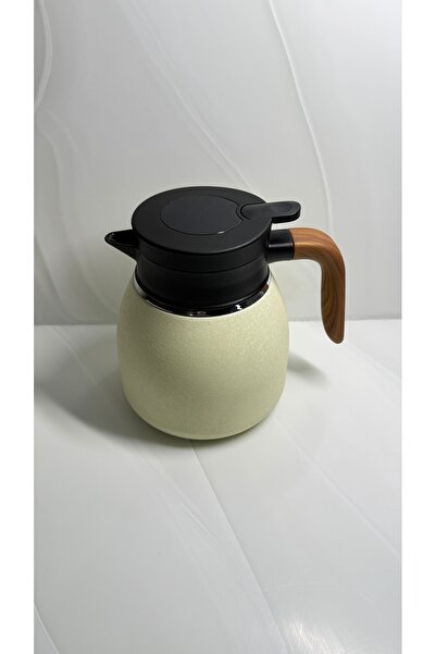 ALMASA Smart thermos with temperature sensor, 355ml, beige