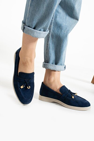 Efulia Stylish Daily Loafers Suede Shoes