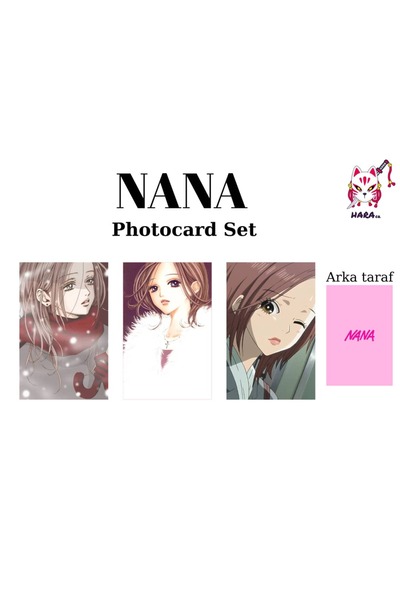 Hara Company Nana Animesi Nana Komatsu Anime Photocard Seti / Koleksiyon Kart...
