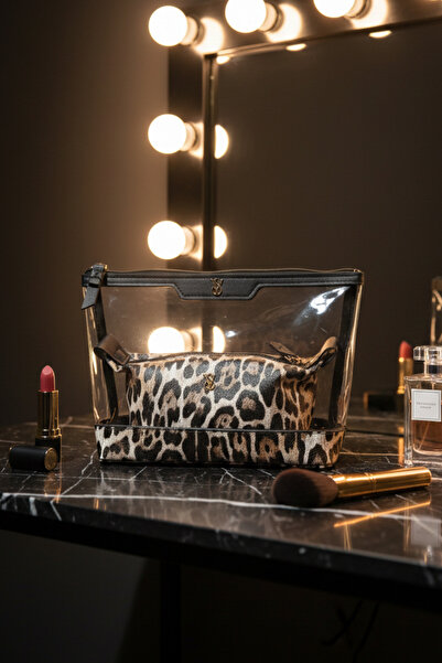 La La'Graccio Paris La'Graccio Paris Women's Premium Vs Makeup Bag Leopard