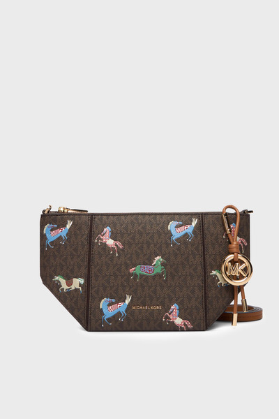 Michael Kors Patterned Adjustable and Detachable Strap of the Bag 32R6G9Jc1U2...