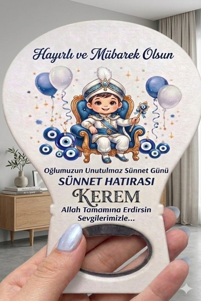 levon tekstil sünnet Hatırası Maşallah yazılı kişiye özel Açacak Magnet Hediy...