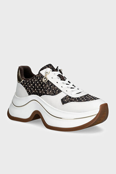 Michael Kors Leather with Logo Sneakers Shoes 43R6Arfs2Y200 Shoes 43R6Arfs2Y 200