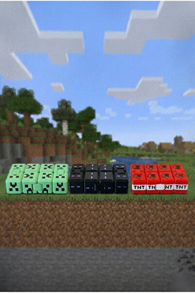 BytexStore Minecraft 3’lü Stres Atıcı Blok Paketi - Infinity & Fidget Set