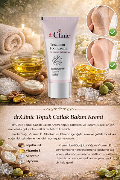 Dr. Clinic Topuk Çatlak Bakım Kremi
