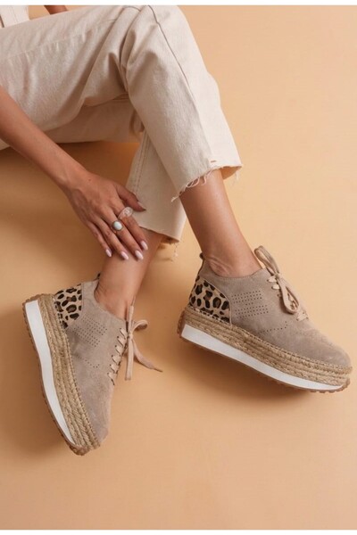 MOLY ESPADRİLLE HGN01 Taba Süet ,Mercan Süet, Gümüş , Vizon Süet, Siyah Süet ...
