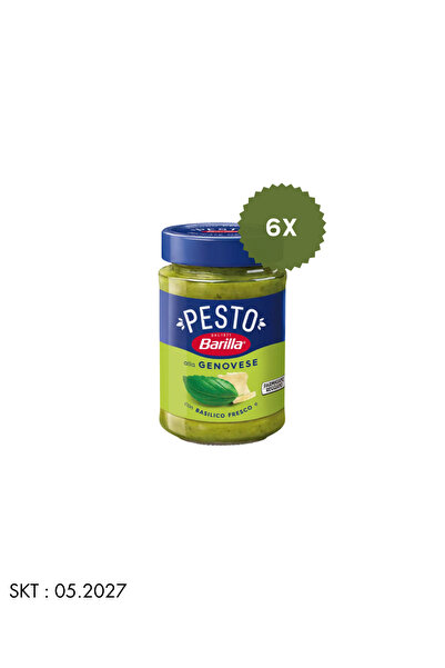 Barilla Pesto Genovese Makarna Sosu 190 g x 6 Adet