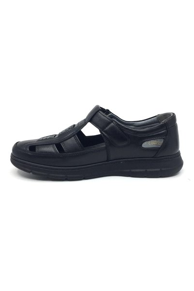 Taşpınar Ayakkabı 9774 100% Genuine Leather Orthopedic Men's Summer Comfortable Slippers Sandals 39-45