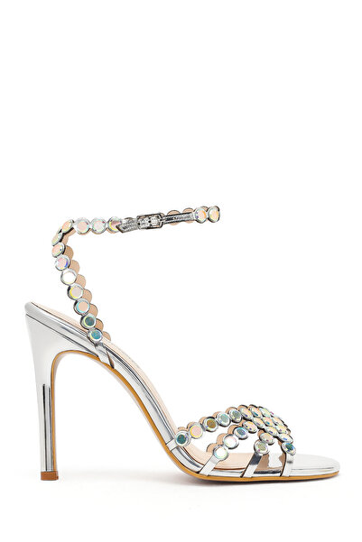 Derimod Pietre argintii pentru femei High toc stiletto u S sandale 26SFE3905TS