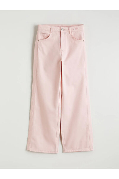 LC Waikiki Lcw Kids Brown Wideleg Girls' Trousers