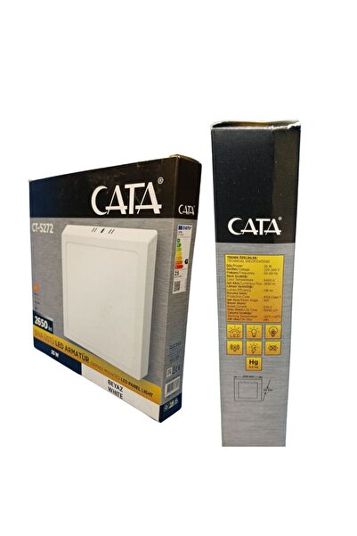 Cata CT-5272 SIVA ÜSTÜ KARE LED PANEL 6500K BEYAZ IŞIK