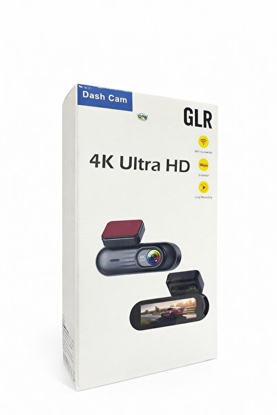 GLR Araç İçi Dikiz Dashcam 2 Kameralı Gps Wifi 4K Araba Kamerası