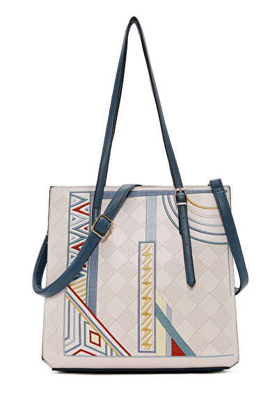 Derimod Γυναικείο πολύχρωμο μακρύ λουράκι με τύπωμα Τσάντα ώμου 26PBD260426