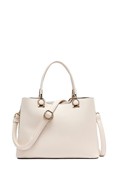 Derimod Women's Cream Long Strap Classic Sleeve Bag Si 26Sbd282818