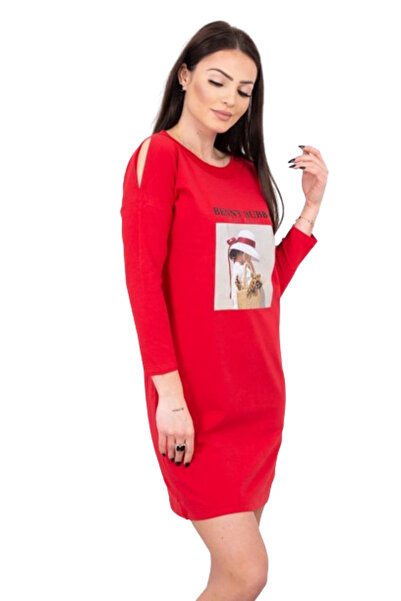 Kesi Sukienka z nadrukiem Basket czerwona