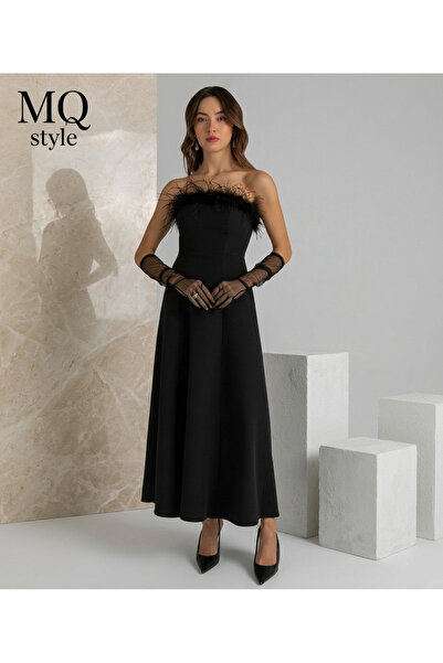 MQ Women's long off-shoulder dress, Men's style – the epitome of femininity