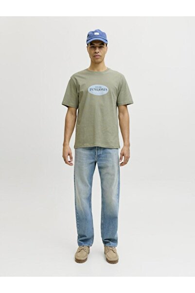 Jack & Jones Tricou pentru bărbați Jack Jones Catskull cu logo frontal, croială normală 12297891