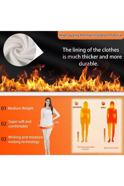 MEETWEE Men's 6-Piece Thermal Underwear Set - Fleece Lined Long Johns For Winter, Top & Bottom Base Layers
