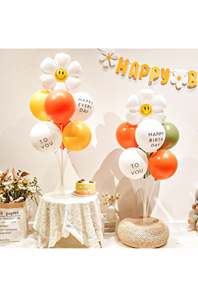 Gülfa Giftbox Bride Parti Doğum Günü Özel Gün Kutlama Balon Süsleme Standı 7'...