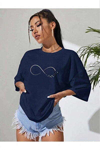 Trend Sizde Tricou unisex Infinity cu design personalizat imprimat în față