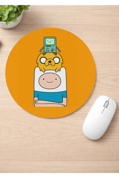 Eylül Design لوحة ماوس مريحة مضادة للانزلاق من Adventure Time مطبوع