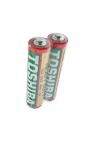 Toshiba Set 2 baterii AAA, Heavy Duty, R3, 1.5V, ambalate in folie