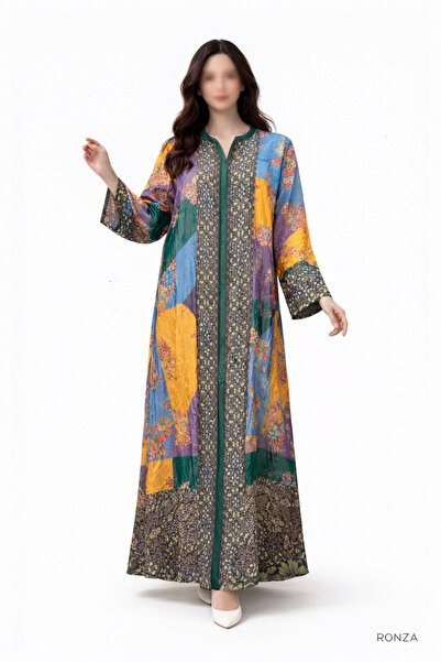 RONZA Women's jalabiya, enchanting colors