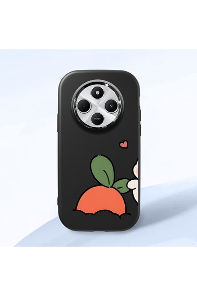 ucuc Redmi A4 Compatible Shock-Absorbing Camera Protected Black Silicone Case...