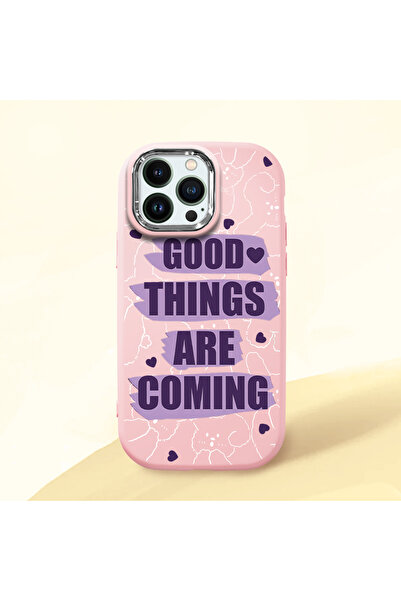 ucuc حافظة من السيليكون باللون الوردي متوافقة مع هاتف iPhone 13 Pro Max، مزود...