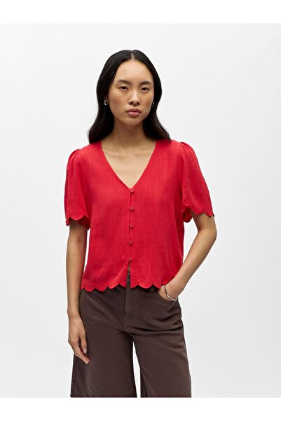 Object Bluse V-Ausschnitt