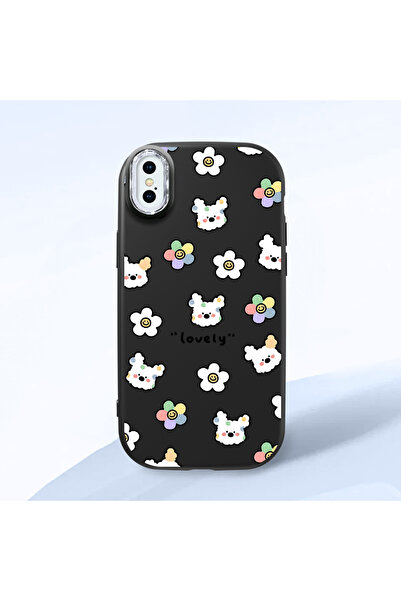 ucuc iPhone XS Max Uyumlu Darbe Emici Kamera Korumalı Siyah Silikon Kılıf Car...