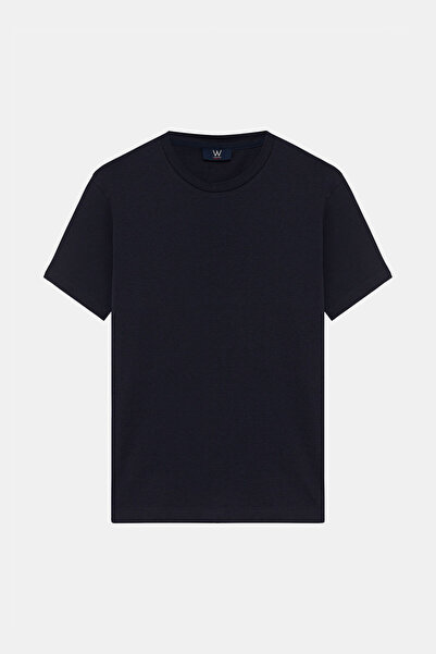 W Collection LACİVERT BİSİKLET YAKA T-SHİRT