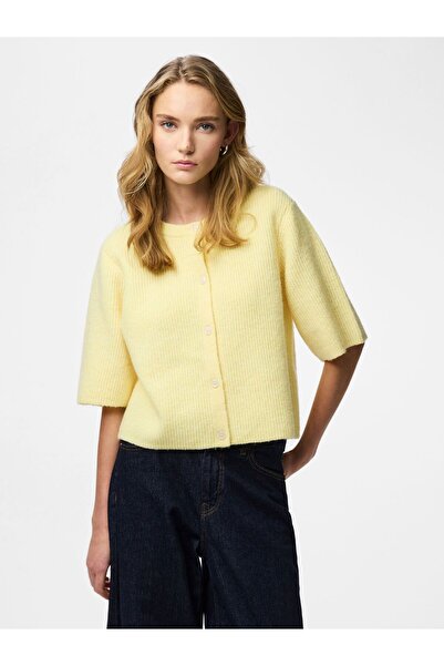 PIECES Strickjacke PCSILLY Kurzarm