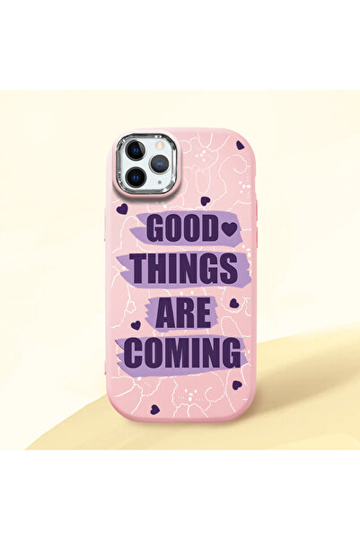 ucuc حافظة سيليكون وردية متوافقة مع هاتف iPhone 11 Pro Max مع حماية للكاميرا ...