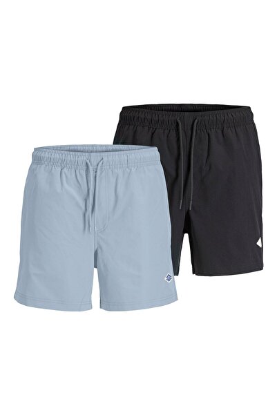Jack & Jones JACK&JONES Herren Badehose, 2er Pack - JPSTMAUI TROPIC SOLID SWI...