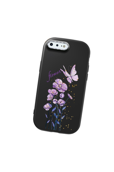 Hontinga iPhone 8 Plus Compatible Black Soft Silicone Phone Case with Camera ...