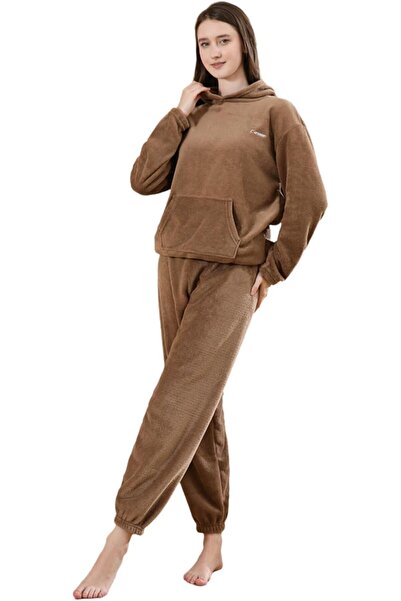 casme Women's Fluffy Pajamas Set Fleece Plush Fuzzy Loungewear Sleepwear Long...