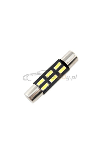 motoLEDy 5 buc Bec LED T6.3 12V 96lm CANBUS 28mm