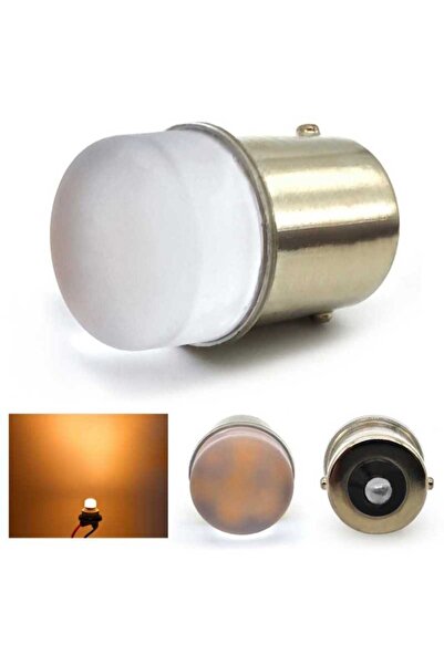 motoLEDy 2 buc P21W LED bec R5W, R10W, BA15S 12-18V CANBUS portocaliu 900lm