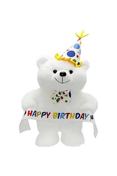 TOYFEST Happy Birthday Plush Bear with Bow Tie 45 cm