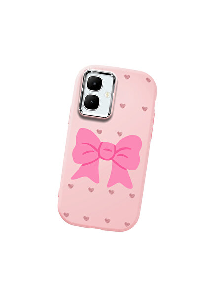 Hontinga حافظة هاتف من السيليكون الناعم باللون الوردي متوافقة مع كاميرا تكنو ...