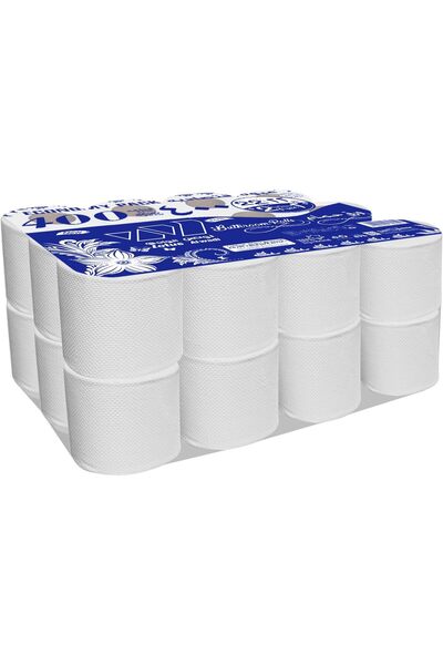 lotus alwadi 24 لفة (إجمالي 9600 ورقة)، 400 ورقة لكل لفة، ورق حمام مزدوج الطب...