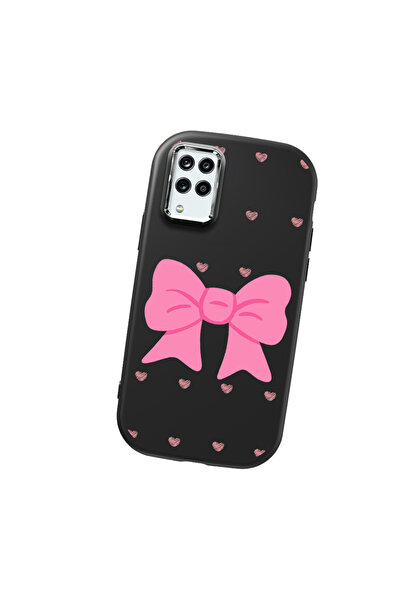 Hontinga حافظة هاتف سامسونج جالاكسي M12 متوافقة مع الكاميرا، مصنوعة من السيلي...