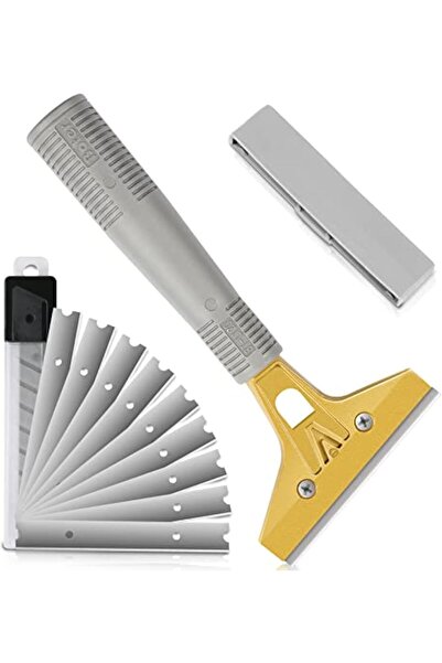 NALACAL Razor Blade Scraper, 4 Inch Scraper Tool with 10pcs Extra Metal Blades
