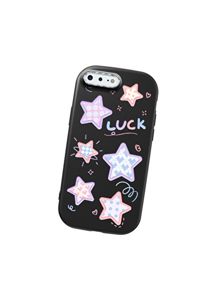 Hontinga iPhone 8 Plus Compatible Camera Protected Black Soft Silicone Phone ...