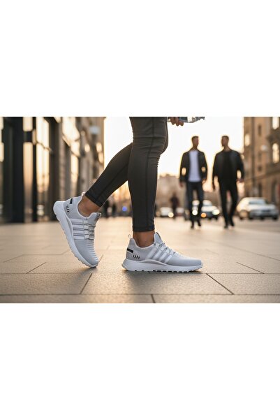 USLU STORE Erkek Sneaker Triko Spor Ayakkabı