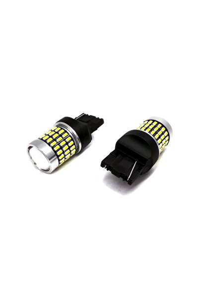 motoLEDy 2 buc Bec LED 7440 12-24V CANBUS 2100lm alb cu lentilă