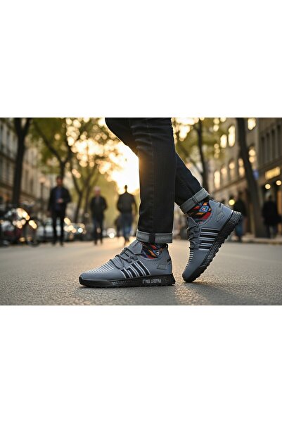 USLU STORE Erkek Sneaker Triko Spor Ayakkabı