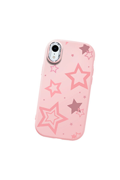 Hontinga iPhone Xr Compatible Camera Protected Pink Soft Silicone Phone Case ...